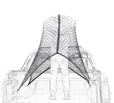 SENYAZON front packaging showing truck cargo net and benefits