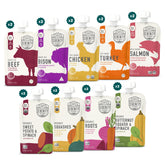 Serenity Kids front packaging showing 18-count organic pouches and benefits
