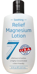 Seven Minerals front packaging showing bottle and calming benefit