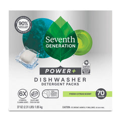 Seventh Generation front packaging showing Fresh Citrus pods and eco benefits
