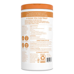 Seventh Generation wipe texture close-up demonstrating durable, effective cleaning