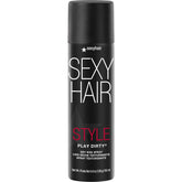 SexyHair front packaging showing 4.8 oz can and branding benefits