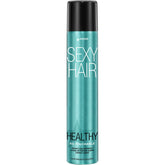 SexyHair front can showing label and glossy finish benefit