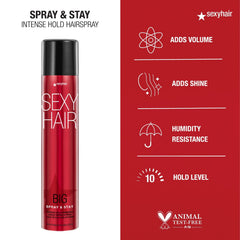 SexyHair being applied by stylist to create lift and long-lasting hold for events