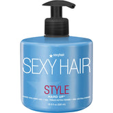 SexyHair Hard Up front packaging showing bottle and label for recognition and benefits