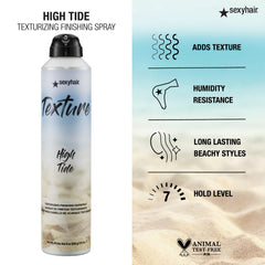 SexyHair High Tide close-up on hair texture delivering defined separation