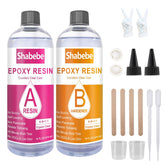 Shabebe front packaging 32oz kit showing label and included parts, ideal starter convenience