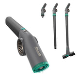 Shark BlastBoss front view showing compact design and attachments for versatile cleaning