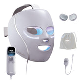 Shark CryoGlow front view showing full-face LEDs and comfortable fit benefit