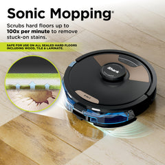 Shark Matrix Plus self-cleaning brushroll close-up removing pet hair efficiently