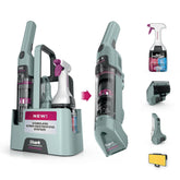 Shark StainForce front view showing compact cleaner and tools for quick cleaning
