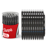 Sharpie S-Gel front packaging showing 36-count and blue ink benefit: reliable supply