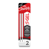 Sharpie S-Gel front packaging showing six 2-count packs and bold branding