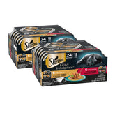 Sheba front packaging showing variety pack and extra gravy benefit