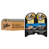 Sheba front packaging showing perfect portions trout and convenience benefit