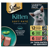 Sheba front packaging showing multipack convenience and freshness