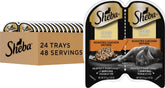 Sheba roasted chicken front pack showing tray design and convenience