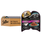 Sheba salmon front packaging showing brand and easy-gravy benefit