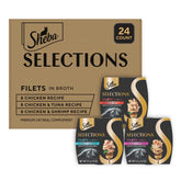 Sheba front packaging showing 24-count box and product benefit