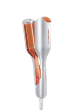 SHEGLAM front view of waver showing two-barrel design for quick waves