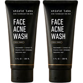 Shield front packaging of face wash showing clear labeling and benefits