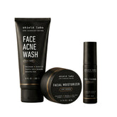 Shield front packaging showing full 3-step kit for clear skin benefits