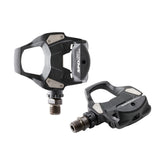 SHIMANO PD-RS500 front view showing pedal shape and easy engagement benefit