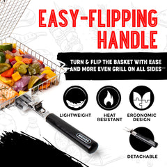 SHIZZO handle and locking mechanism for safer flipping