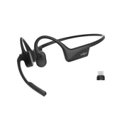 SHOKZ OpenComm2 UC front view showing open‑ear design and comfort