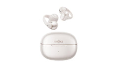 SHOKZ OpenDots 2 front view showing clean white finish and secure clip-on fit
