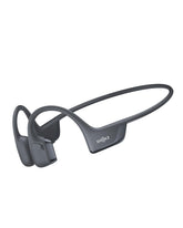 SHOKZ OpenRun Pro 2 front view showing sleek black frame and open-ear benefit