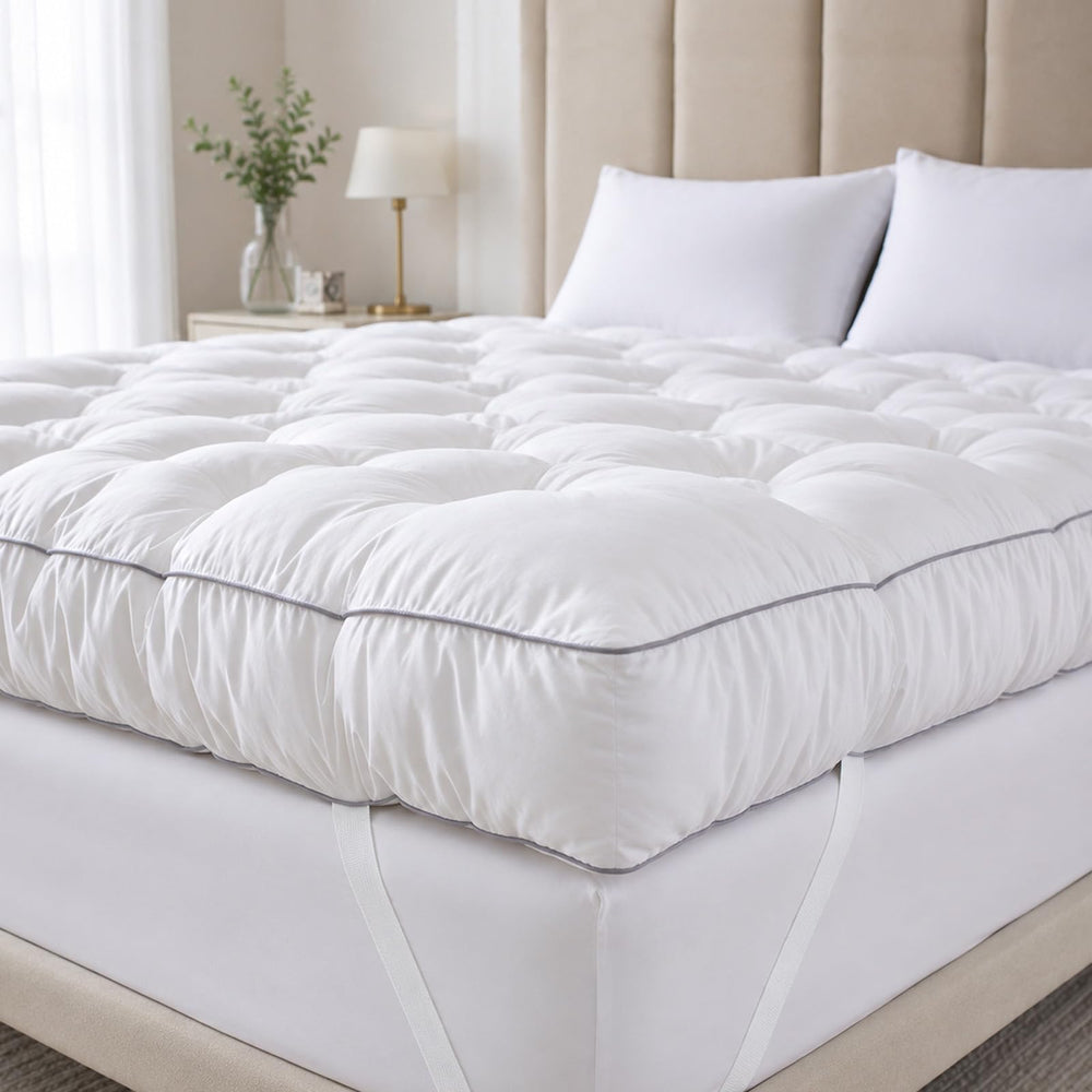 SHOUREN topper front packaging showing queen size and benefits