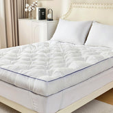 SHOUREN topper front view showing plush surface and neat edges for instant comfort