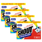SHOUT front packaging box showing product and count, protects colors