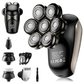 SHPAVVER front view showing razor and packaging, highlights complete kit benefits