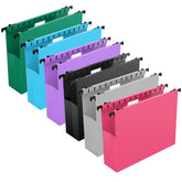 SHUTEX front view of 12-pack showing durable folders and colors for organized filing