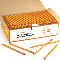 Shuttle Art front packaging showing 350-pack and school-ready benefit
