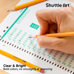 Shuttle Art pencil lead tip macro showing strong HB core for smooth marks