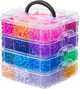 Simetufy front packaging showing 24 colors and 4200 beads for variety