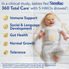 Similac 360 formula pouring detail showing smooth texture and mix quality