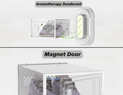 SIMPDIY magnetic door open for fast access and convenient retrieval