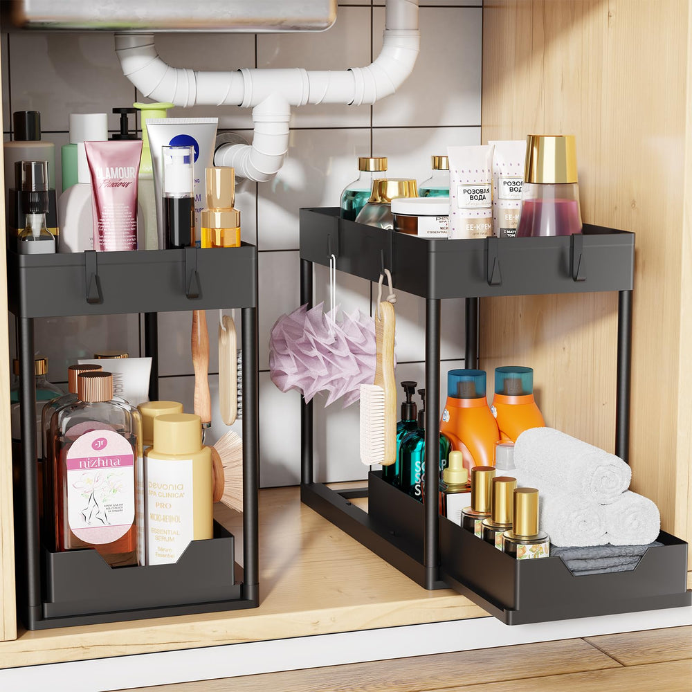 Simple Trending front view organizer showing tidy storage benefit