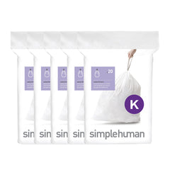 simplehuman front packaging showing pack and quick-dispense convenience