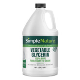 SimpleNature gallon bottle front label showing product benefits and purity