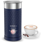SIMPLETASTE front view of frother showing compact design and controls for easy use