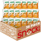 Simply Cheetos front packaging shows single-serve bag and clear branding benefit portability