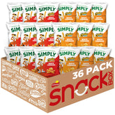 Simply Cheetos front packaging showing variety pack and portioned bags