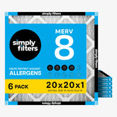 Simply front packaging six-pack showing product and convenience