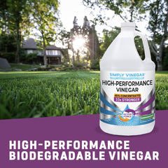 Simply Vinegar 49% pour spout detail demonstrating easy controlled pouring safety