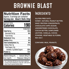 simplyFUEL open 9.6 oz pouch with protein balls visible for easy grab-and-go snacks